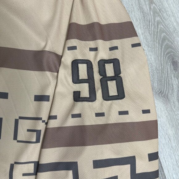 Rare The Big Lebowski The Dude Geeky Hockey Goalie Jersey - Size G3 (5XL) - Picture 8 of 12